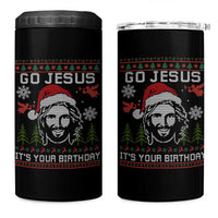 Funny Go Jesus It Is Your Birthday 4 in 1 Can Cooler Tumbler Christian Christmas Party - Wonder Print Shop