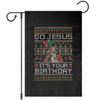 Funny Go Jesus Its Your Birthday Garden Flag Christmas Christian Religious God - Wonder Print Shop
