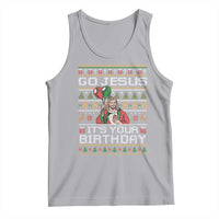 Funny Go Jesus Its Your Birthday Tank Top Christmas Christian Religious God - Wonder Print Shop