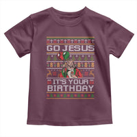 Funny Go Jesus Its Your Birthday Toddler T Shirt Christmas Christian Religious God - Wonder Print Shop