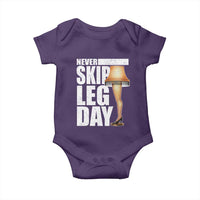 Funny Never Skip Leg Day Christmas Movie Baby Onesie Italian Leg Lamp - Wonder Print Shop