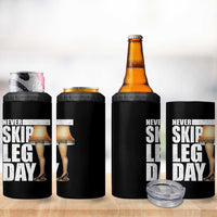 Funny Never Skip Leg Day Christmas Movie 4 in 1 Can Cooler Tumbler Italian Leg Lamp - Wonder Print Shop