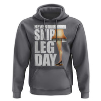 Funny Never Skip Leg Day Christmas Movie Hoodie Italian Leg Lamp - Wonder Print Shop