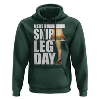 Funny Never Skip Leg Day Christmas Movie Hoodie Italian Leg Lamp - Wonder Print Shop
