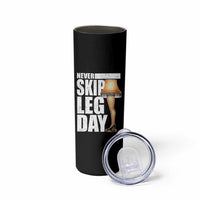 Funny Never Skip Leg Day Christmas Movie Skinny Tumbler Italian Leg Lamp - Wonder Print Shop