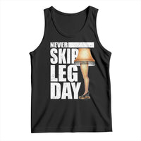 Funny Never Skip Leg Day Christmas Movie Tank Top Italian Leg Lamp - Wonder Print Shop