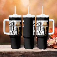 Funny Never Skip Leg Day Christmas Movie Tumbler With Handle Italian Leg Lamp - Wonder Print Shop