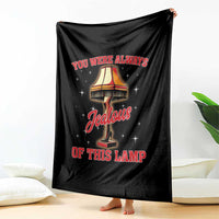 Funny Christmas Movie Throw Blanket You Were Always Jealous Of This Lamp Italian Leg Lamp - Wonder Print Shop
