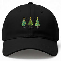 Funny Subtle FDT Resist Christmas Baseball Cap Fraser Douglass Trojan Xmas Tree