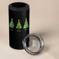 Funny Subtle FDT Resist Christmas 4 in 1 Can Cooler Tumbler Fraser Douglass Trojan Xmas Tree - Wonder Print Shop