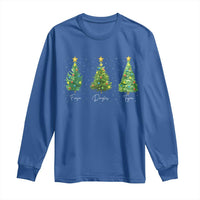 Funny Subtle FDT Resist Christmas Long Sleeve Shirt Fraser Douglass Trojan Xmas Tree - Wonder Print Shop