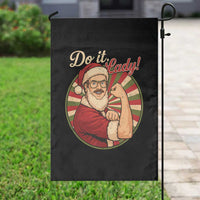 Funny Christmas Do It Lady Garden Flag Mustache Guy Meme Santa Cosplay - Wonder Print Shop