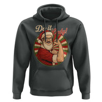 Funny Christmas Do It Lady Hoodie Mustache Guy Meme Santa Cosplay - Wonder Print Shop