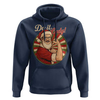 Funny Christmas Do It Lady Hoodie Mustache Guy Meme Santa Cosplay - Wonder Print Shop