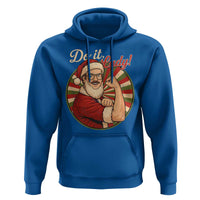 Funny Christmas Do It Lady Hoodie Mustache Guy Meme Santa Cosplay - Wonder Print Shop