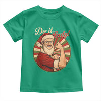 Funny Christmas Do It Lady Toddler T Shirt Mustache Guy Meme Santa Cosplay - Wonder Print Shop
