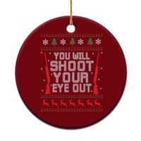 Funny You'll Shoot Your Eye Out Kid Ceramic Ornament Xmas Movie Guns - Wonder Print Shop
