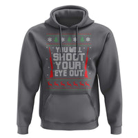 Funny You'll Shoot Your Eye Out Kid Hoodie Christmas Movie Guns - Wonder Print Shop
