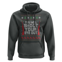 Funny You'll Shoot Your Eye Out Kid Hoodie Christmas Movie Guns - Wonder Print Shop