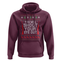 Funny You'll Shoot Your Eye Out Kid Hoodie Christmas Movie Guns - Wonder Print Shop