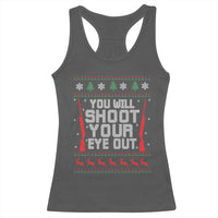 Funny You'll Shoot Your Eye Out Kid Racerback Tank Top Christmas Movie Guns - Wonder Print Shop