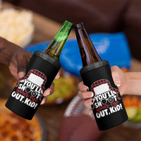 Funny You Will Shoot Your Eye Out Kid 4 in 1 Can Cooler Tumbler Christmas Movie Glasses Hat - Wonder Print Shop