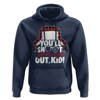 Funny You Will Shoot Your Eye Out Kid Hoodie Christmas Movie Glasses Hat - Wonder Print Shop