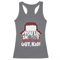 Funny You Will Shoot Your Eye Out Kid Racerback Tank Top Christmas Movie Glasses Hat - Wonder Print Shop