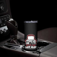 Funny You Will Shoot Your Eye Out Kid Skinny Tumbler Christmas Movie Glasses Hat - Wonder Print Shop