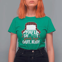 Funny You Will Shoot Your Eye Out Kid T Shirt For Women Christmas Movie Glasses Hat - Wonder Print Shop