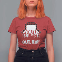 Funny You Will Shoot Your Eye Out Kid T Shirt For Women Christmas Movie Glasses Hat - Wonder Print Shop