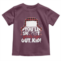 Funny You Will Shoot Your Eye Out Kid Toddler T Shirt Christmas Movie Glasses Hat - Wonder Print Shop