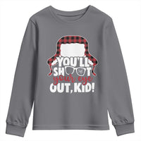 Funny You Will Shoot Your Eye Out Kid Youth Sweatshirt Christmas Movie Glasses Hat - Wonder Print Shop