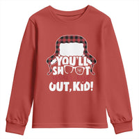 Funny You Will Shoot Your Eye Out Kid Youth Sweatshirt Christmas Movie Glasses Hat - Wonder Print Shop