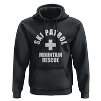 Ski Patrol Mountain Rescue Hoodie Winter Slopes Skiing Snowboarding - Wonder Print Shop
