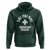 Ski Patrol Mountain Rescue Hoodie Winter Slopes Skiing Snowboarding - Wonder Print Shop
