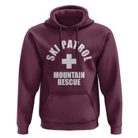 Ski Patrol Mountain Rescue Hoodie Winter Slopes Skiing Snowboarding - Wonder Print Shop
