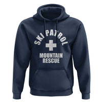 Ski Patrol Mountain Rescue Hoodie Winter Slopes Skiing Snowboarding - Wonder Print Shop