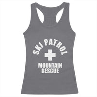 Ski Patrol Mountain Rescue Racerback Tank Top Winter Slopes Skiing Snowboarding - Wonder Print Shop