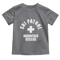 Ski Patrol Mountain Rescue Toddler T Shirt Winter Slopes Skiing Snowboarding - Wonder Print Shop