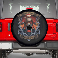 Funny Christmas Motorcycle Santa Spare Tire Cover Sons Of Santa North Pole Xmas Biker - Wonder Print Shop