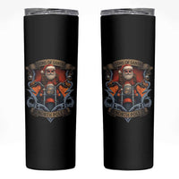Funny Christmas Motorcycle Santa Skinny Tumbler Sons Of Santa North Pole Xmas Biker - Wonder Print Shop
