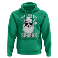 Funny Christmas Santa Hoodie Merry Rizzmas Sigmas Charisma Rizz Santa Claus