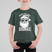 Funny Christmas Santa T Shirt For Kid Merry Rizzmas Sigmas Charisma Rizz Santa Claus - Wonder Print Shop