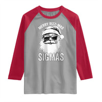 Funny Christmas Santa Raglan Shirt Merry Rizzmas Sigmas Charisma Rizz Santa Claus - Wonder Print Shop