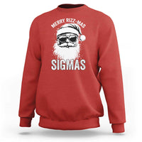 Funny Christmas Santa Sweatshirt Merry Rizzmas Sigmas Charisma Rizz Santa Claus - Wonder Print Shop