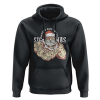 Funny Christmas Santa Hoodie Merry Rizzmas Sigmas Charisma Rizz Santa