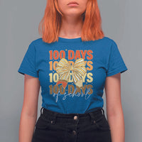 100 Days Of School Coquette Pencil Bow T Shirt For Women