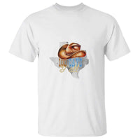 Funny 100th Day Of School Cowboy T Shirt 100 Days Y'all TX map