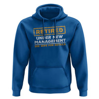 Funny Retirement Hoodie Retired Under New Management See Wife For Details